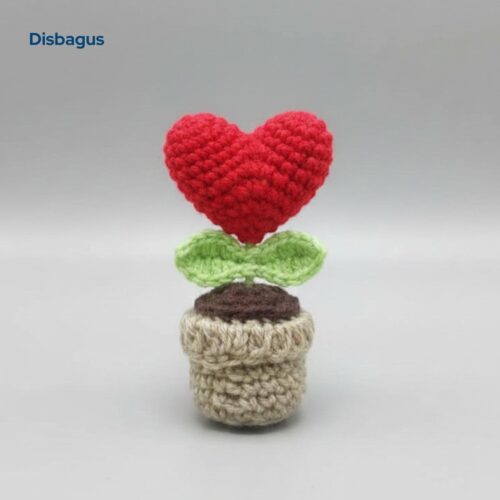 Red Heart Mini Pot A