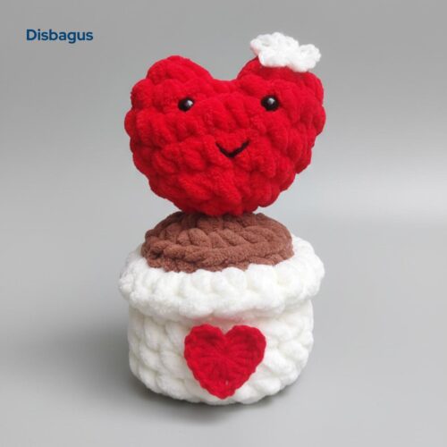 Red Heart Mini Pot B