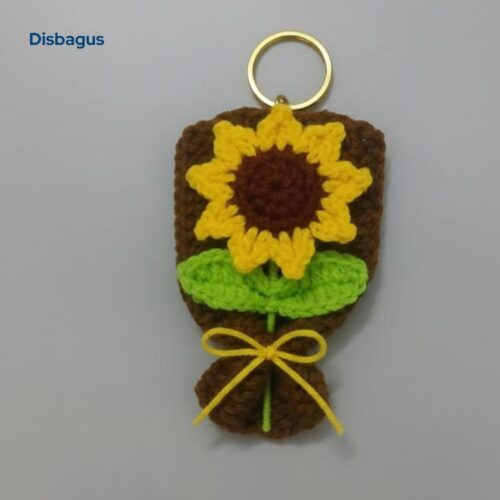 Sunflower Keychain